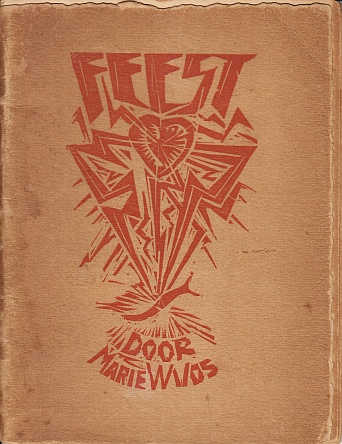 VOS, Marie W. - Feest. Met (5) houtsneden en omslagversiering van Jan Jans.
