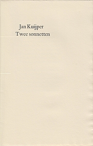 KUIJPER, Jan - Twee sonnetten.