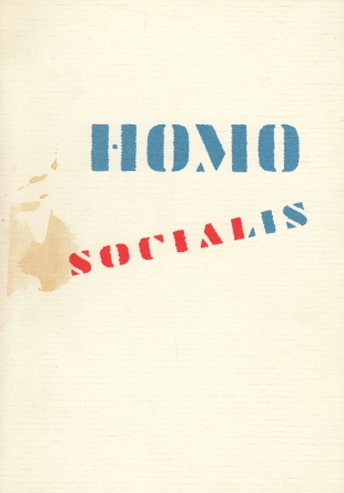 SANDBERG, Willem - Homo socialis. (Experimenta typographica 4). 