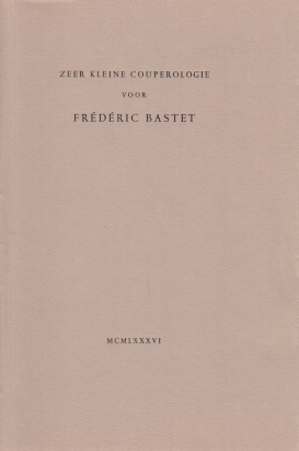 (SUB SIGNO LIBELLI). R. BREUGELMANS en Harry G.M. PRICK - Zeer kleine Couperologie voor Frdric Bastet.