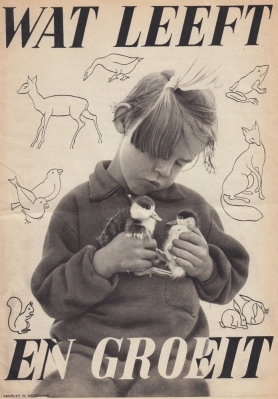 WAT LEEFT EN GROEIT - Reclamefolder, uitgebracht omstreeks 1940.