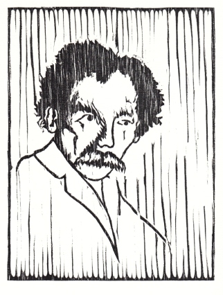 MALLARM, Stphane - Trois lettres indites  Francois Erens. Classes et annotes par Harry G.M. Prick. (Met een portret van Mallarm in originele houtsnede van Peter Yvon de Vries, genspireerd door het schilderij van douard Manet).
