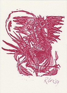 HARRIS, Ella Isabel - Great is the fame and beauty of the bird (...). (Met een illustratie door Rob Cox).