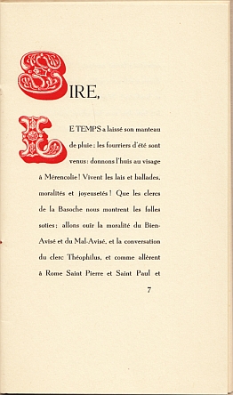 RIMBAUD, Arthur - Lettre de Charles d'Orlans  Louis XI pour solliciter la grce de Villon, menac de la potence.