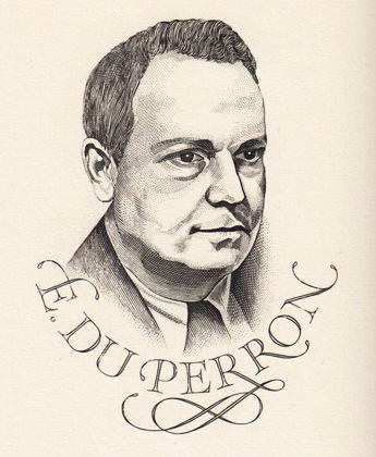 PERRON, E. du - E. du Perron aan A. Roland Holst. Fragmenten uit brieven. (Samengesteld en toegelicht door J.H.W. Veenstra. Met een portret-gravure (E. du Perron voorstellende) van Pieter Wetselaar).