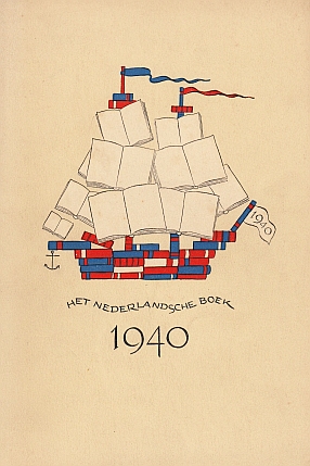 (SPIER, Jo). NEDERLANDSCHE BOEK 1940 - Het Nederlandsche Boek 1940. (Met tekeningen van Jo Spier).