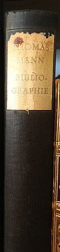 (MANN, THOMAS). BRGIN, Hans - Das Werk Thomas Manns. Eine Bibliographie unter Mitarbeit von Walter A. Reichart und Erich Neumann.