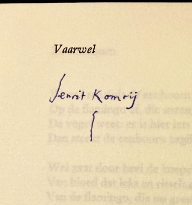 KOMRIJ, Gerrit - Fabeldieren. (Gesigneerd).