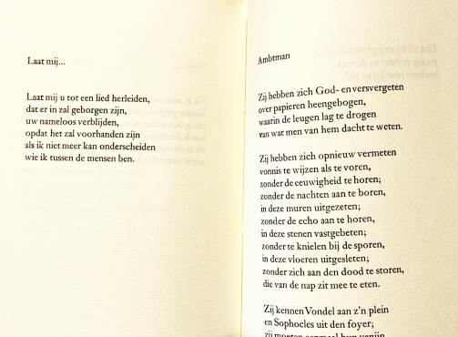 ACHTERBERG, Gerrit - Zeven gedichten.