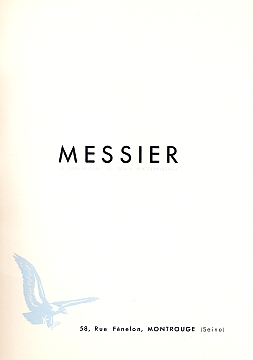 MESSIER - Le spcialiste du train d'atterissage. (Airplane trade catalogue).