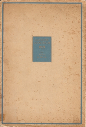 MRODE, Willem de - Laudate dominum. Gedichten.