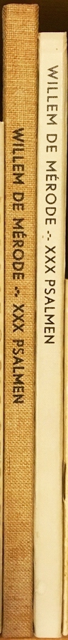MRODE, Willem de - XXX psalmen. (Luxe-exemplaar. Met 4 houtsneden door Roeland Koning). 