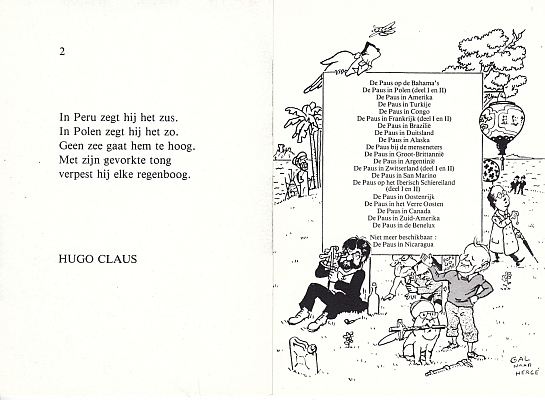 CLAUS, Hugo, & GAL - Een weerzinwekkend bezoek. (Met illustraties van GAL).