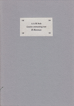 (MARSMAN, H.). A.A.M. STOLS - Laatste ontmoeting met H. Marsman te Rome 21-23 april 1934. (Voorzien van noten [door C. van Dijk]).