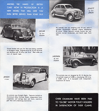 (CARS). Liverpool London Globe Insurance Company - A Motor Show. Presented by The Liverpool & London & Globe Insurance Co, Ltd.