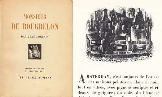 LORRAIN, Jean - Monsieur de Bougrelon. Dessins gravs par A. Brodovitch.