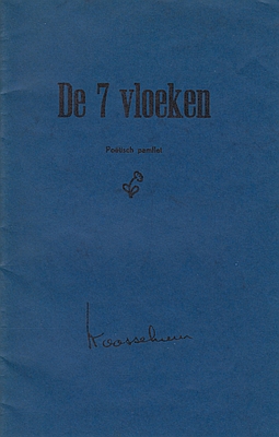 SCHUUR, Koos - De 7 vloeken. Potisch pamflet.