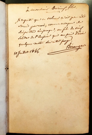 BRANGER, Pierre-Jean de - Oeuvres compltes. dition elzvirienne. Avec un portrait grav sur bois d'aprs Charlet. (Ddication).