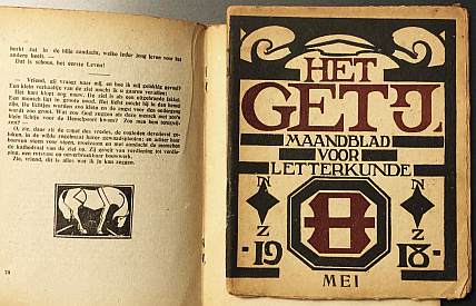 (DOESBURG, Theo van, e.v.a.). - Getij, Het. (Collectie van 9 nummers van dit literaire maandschrift, 1918-1919).