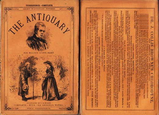 SCOTT, Walter - The Antiquary; The Pirate; The Fortunes of Nigel; The Talisman; Count Robert of Paris. 5 vols. of the Waverley Novels. With the Original Notes.