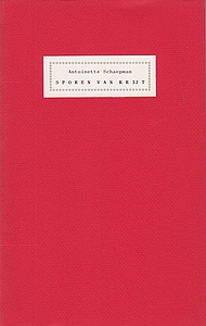 SCHAEPMAN, Antoinette - Sporen van krijt.