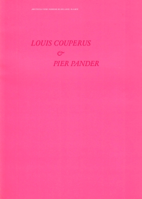 COUPERUS, Louis - Louis Couperus en Pier Pander. Teksten voor en over de beeldhouwer Pier Pander. (Toegelicht en bezorgd door M. Klein. Met foto's van M.R. van den Toorn).