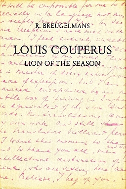 (COUPERUS, Louis). BREUGELMANS, R. - Louis Couperus. Lion of the season.