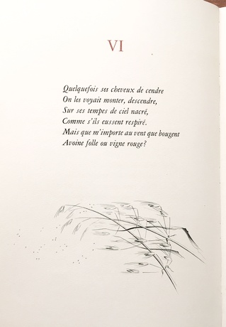 (BRET, Michel). JAMMES, Francis - La grce. Burins sur cuivre de Michel Bret.