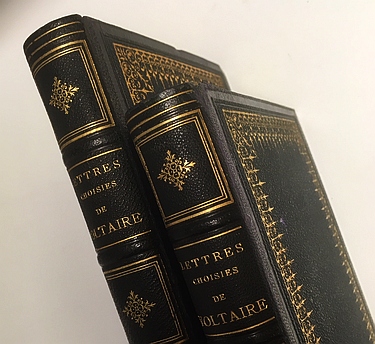 VOLTAIRE, François-Marie Arouet de Voltaire - Lettres choisies de Voltaire (Complete in 2 vols).