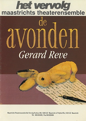 REVE, Gerard - De Avonden. (Programmaboekje).