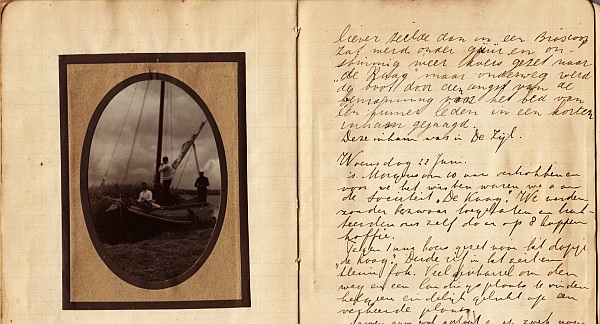 SCHILT, Kees, Frans & Jo SJONKES, Freek van den BERG - Scheeps Journaal 18 Juni 1921. (Scheepsjournaal van de reis van het schip Van Galen door Zuid-Holland van 18-26 juni 1921).