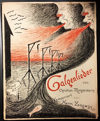 MORGENSTERN, Christian - Galgenlieder. Liederzyklus fr Bariton und Klavier. Komponiert von Henri Zagwijn.