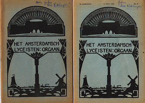 NIBELUNGEN, Die - Die Nibelungen. Drie artikelen over deze film in Het Amsterdamsch Lyceisten Orgaan jg. VII no. 5 en 6 (november 1924).