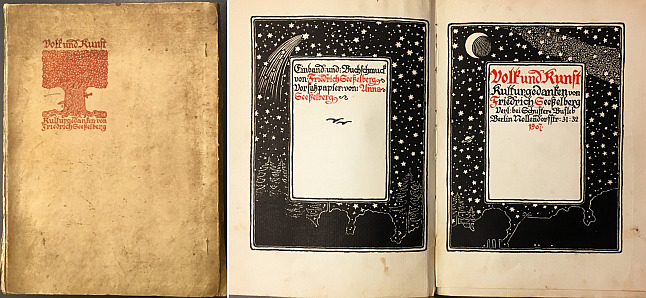 SEESSELBERG, Friedrich - Volk und Kunst. Kulturgedanken.