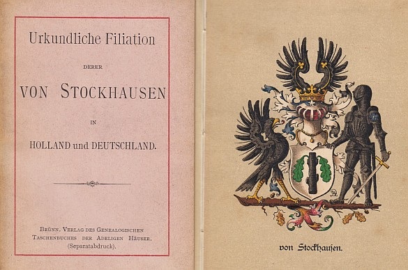 (STOCKHAUSEN, von). EPEN, D.G. van - Urkundliche Filiation derer von Stockhausen in Holland und Deutschland.