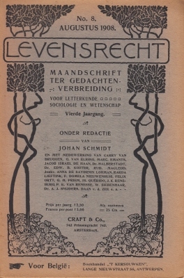 HARMS TIEPEN, Coco (dichter) - Enkele Melodien. Pag. 332-333 in: Levensrecht. Maandschrift ter gedachtenverbreiding jg. 4, nr. 8, Augustus 1908.