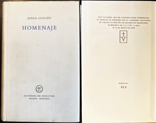 GUILLN, Jorge - Homenaje.