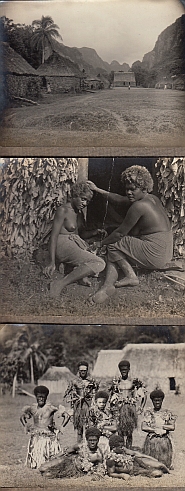 FIJI - Collection of 6 original b/w photographs, c.1925.