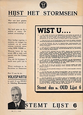 VOLKSPARTIJ VOOR VRIJHEID EN DEMOCRATIE - Hijst het stormsein.