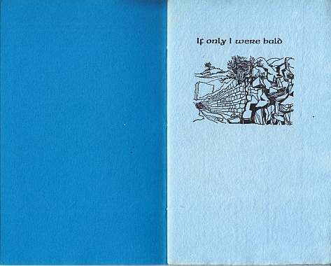 MILLIGAN, Spike - If Only I Were Bald. (With 6 illustrations by Rigby Graham).