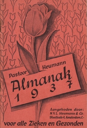 HEUMANN, Pastoor - Pastoor Heumann Almanak 1937. Voor alle Zieken en Gezonden.