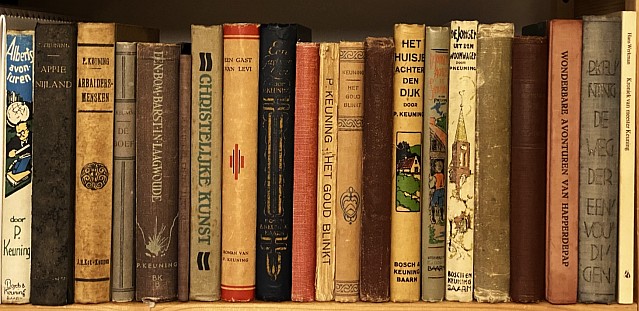 KEUNING, Pieter - Collectie van 20 boeken.