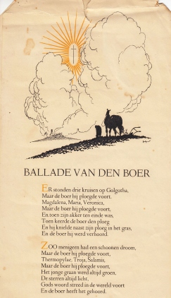 (SPIER, Jo). WERUMEUS BUNING, J.W.F. - Ballade van den boer.