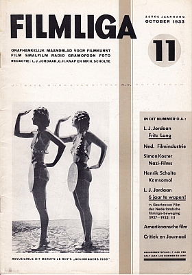 FILMLIGA - Filmliga. 6e jaargang nr. 11, October 1933.