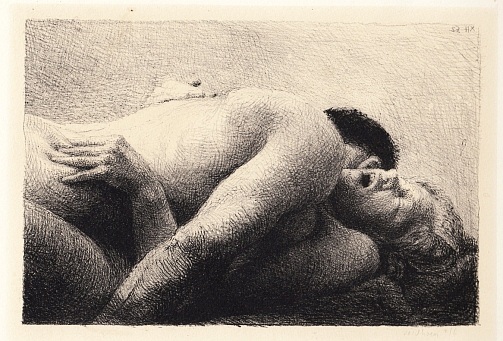 VELDHOEN, Aat - Originele litho.