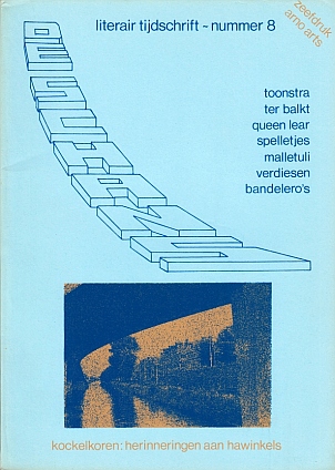 MAAS e.a. (red.), Nop - De schans. Literair tijdschrift. (Met 13 originele, gesigneerde kunstwerken (zeefdrukken, foto, tekening, collage) van Arno Arts, Klaus van de Locht, Koos van Tol e.a.).