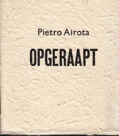 AIROTA, Pietro - Opgeraapt.