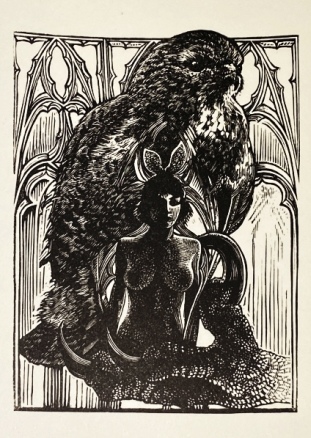 MIDDLETON, Christopher /  Peter LAZAROV - Parabels en grotesken. In de vertaling van H.C. ten Berge. (Met een originele houtgravure van Peter Lazarov).