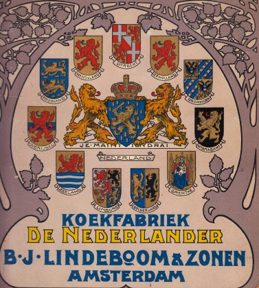 (PLAATJESALBUM). B.J. LINDEBOOM - Koekfabriek De Nederlander. B.J. Lindeboom & Zonen. Fotografie-album.