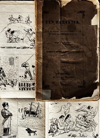 SPIRITUS ASPER EN SPIRITUS LENIS - Een rarekiek. Naar de vierde, vermeerderde en verbeterde Hoogduitsche uitgave. Door de gebroeders Spiritus Asper en  Spiritus Lenis.